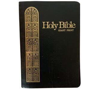 King James Version Holy Bible Giant Print Reference Edition Regency 1976